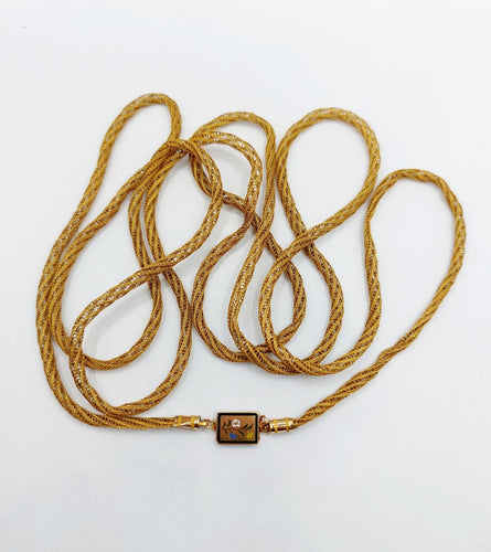 Collier Sautoir géorgien en or 18k, mailles cannetille 58 Facettes A07527