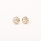 Boucles d'oreilles Boucles d'oreilles puces anciennes marguerites en or jaune, platine et diamants 58 Facettes LMB-340