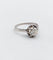Bague 53 Bague solitaire Art déco en or blanc et platine avec diamant 58 Facettes A07532