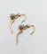 Boucles d'oreilles Dormeuses antiques - Boucles d'oreilles en or 18k, platine et diamants 58 Facettes A07534