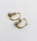 Boucles d'oreilles Dormeuses antiques - Boucles d'oreilles en or 18k, platine et diamants 58 Facettes A07534