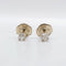 Boucles d'oreilles Puces d'oreilles vintage en or 18k et diamants 58 Facettes A07477