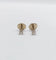 Boucles d'oreilles Puces d'oreilles vintage en or 18k et diamants 58 Facettes A07477