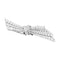 Boucles d'oreilles Broche double-clip Nœud en or blanc, platine et diamants 58 Facettes 35673