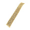 Bracelet Bracelet ruban en or jaune, platine et diamants 58 Facettes 35796