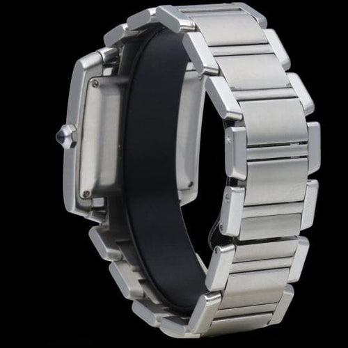 Montre Cartier Tank Française - Montre en acier 58 Facettes MT45217