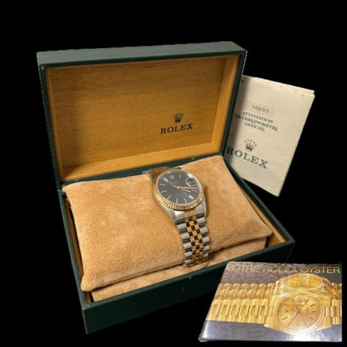 Montre Rolex Datejust 36 - Montre en or jaune et acier 58 Facettes MT46907