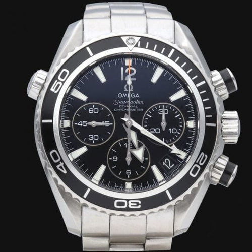 Montre Omega Seamaster Planet Ocean - Montre chronographe en acier 58 Facettes MT46575