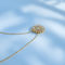 Collier Collier fleur en or jaune 18K et diamants 1,06 ct 58 Facettes 1787