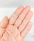 Bague 53 Alliance américaine en or blanc 18k et diamants 1,10 ct 58 Facettes A07301