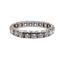 Bague 53 Alliance américaine en or blanc 18k et diamants 1,10 ct 58 Facettes A07301