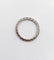 Bague 53 Alliance américaine en or blanc 18k et diamants 1,10 ct 58 Facettes A07301