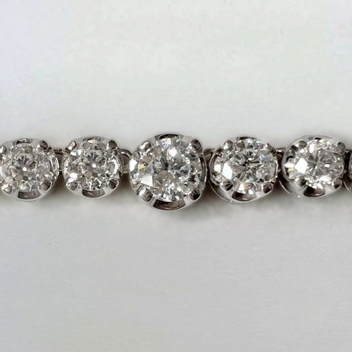 Collier Disco - Collier tennis en platine et diamants 5,0 ct 58 Facettes GPD1055PT