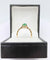 Bague 52 Bague vintage à volutes en or 18K, émeraude et diamants 58 Facettes SADD/53/5