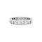 Bague 53 Alliance tour complet en or blanc et diamants 58 Facettes 35627