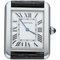 Montre Cartier Tank Solo - Montre quartz en cuir noir 58 Facettes MT45768