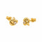 Boucles d'oreilles Boucles d'oreilles puces en or jaune et diamants 58 Facettes 5458460RV