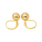 Boucles d'oreilles Boucles d'oreilles dormeuses en or jaune 58 Facettes 5713796CN
