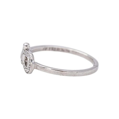 Bague 50 Fred Force 10 - Bague en or blanc et diamants 58 Facettes 5757294RV