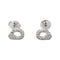 Boucles d'oreilles Dinh Van Menottes - Boucles d'oreilles en or blanc et diamants 58 Facettes 5742065CN