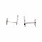 Boucles d'oreilles Dinh Van Menottes - Boucles d'oreilles en or blanc et diamants 58 Facettes 5742065CN