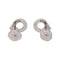 Boucles d'oreilles Dinh Van Menottes - Boucles d'oreilles en or blanc et diamants 58 Facettes 5679167RV