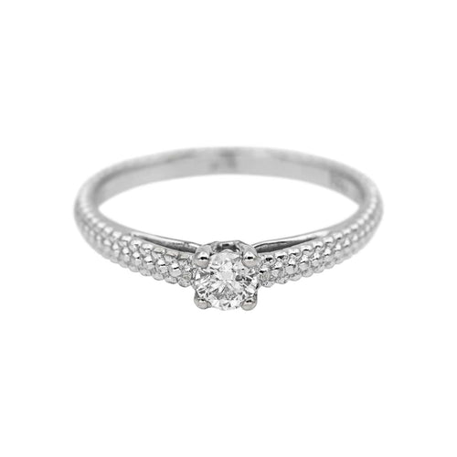 Bague 51 Mauboussin Fan du premier jour - Bague solitaire en or blanc et diamant 58 Facettes 5290542CN