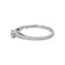 Bague 51 Mauboussin Fan du premier jour - Bague solitaire en or blanc et diamant 58 Facettes 5290542CN