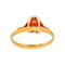 Bague 56 Bague solitaire en or rose et corail 58 Facettes 5458457RV