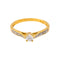 Bague 55 Bague solitaire en or jaune et diamants 58 Facettes 5777681CN