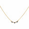 Collier Collier maille forçat en or jaune, saphirs et diamants 58 Facettes 5742001CN