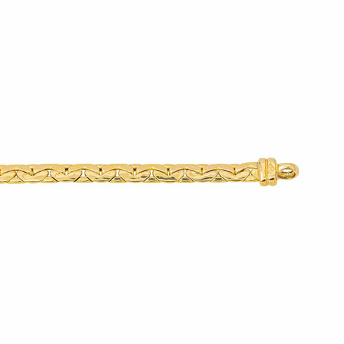 Bracelet Bracelet maille haricot en or jaune 58 Facettes 5444849CN