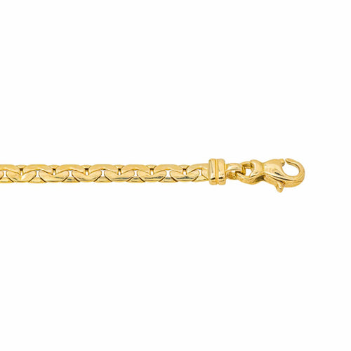 Bracelet Bracelet maille haricot en or jaune 58 Facettes 5444849CN