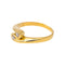 Bague 56 Toi & Moi - Bague en or jaune et diamants 58 Facettes 5659930CN