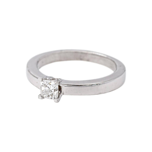 Bague 53 Bague solitaire en or blanc et diamant 58 Facettes 5384058RV