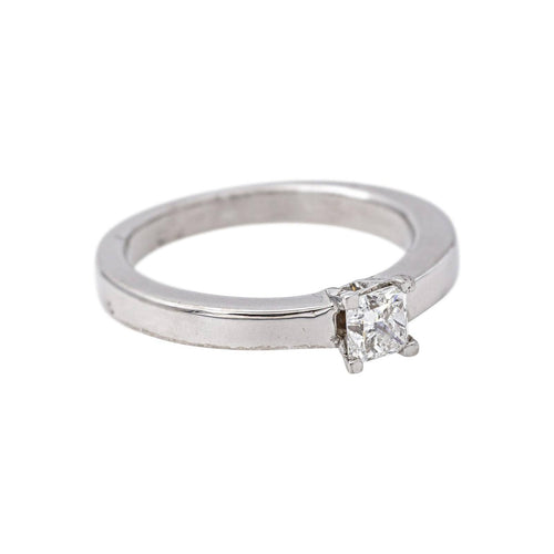 Bague 53 Bague solitaire en or blanc et diamant 58 Facettes 5384058RV