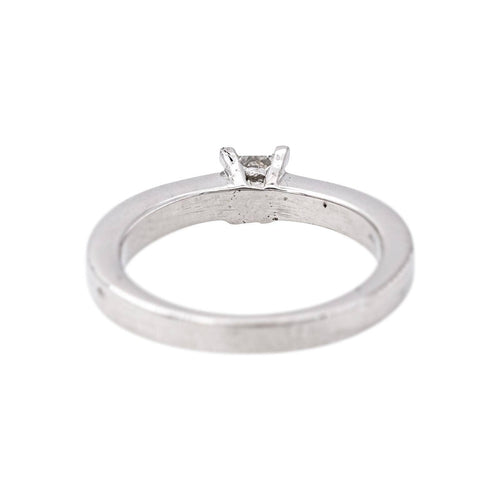Bague 53 Bague solitaire en or blanc et diamant 58 Facettes 5384058RV