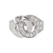 Bague 51 Dinh Van Menottes - Bague en or blanc et diamants 58 Facettes 5742062CN