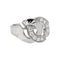 Bague 51 Dinh Van Menottes - Bague en or blanc et diamants 58 Facettes 5742062CN
