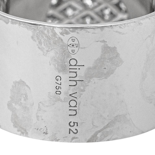 Bague 52 Dinh Van Anthéa - Bague en or blanc et diamants 58 Facettes 5742063CN