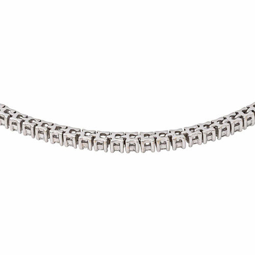 Bracelet Bracelet tennis en or blanc et diamants 58 Facettes 5724429RV