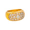Bague 53 Bague jonc en or jaune et diamants 58 Facettes 5742983CN