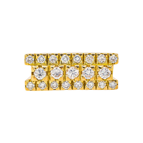 Bague 55 Bague en or jaune et diamants 58 Facettes 5693505CN