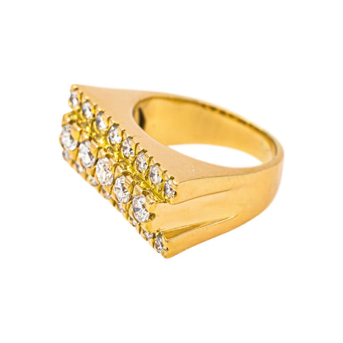 Bague 55 Bague en or jaune et diamants 58 Facettes 5693505CN