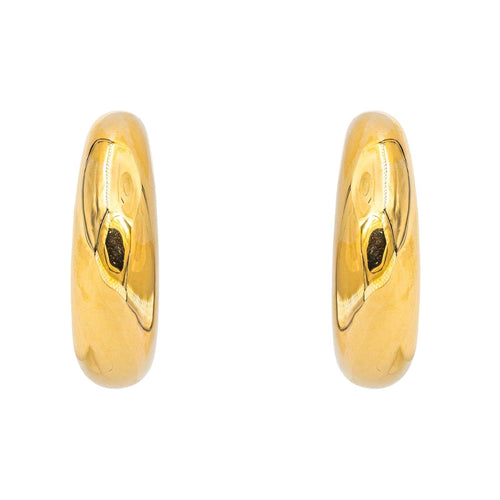 Boucles d'oreilles Chaumet Anneau - Boucles d'oreilles créoles en or jaune 58 Facettes 5481903CN