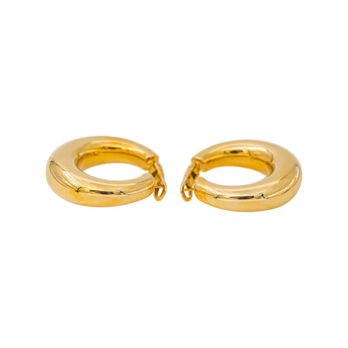 Boucles d'oreilles Chaumet Anneau - Boucles d'oreilles créoles en or jaune 58 Facettes 5481903CN