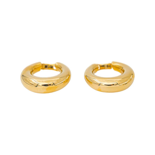 Boucles d'oreilles Chaumet Anneau - Boucles d'oreilles créoles en or jaune 58 Facettes 5481903CN