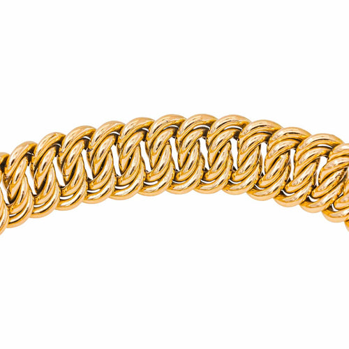 Bracelet Bracelet maille américaine en or rose 58 Facettes 5439454CN
