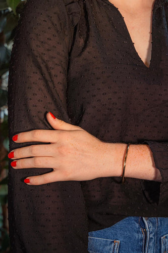 Bracelet Bracelet jonc en or jaune 58 Facettes 5752821CN