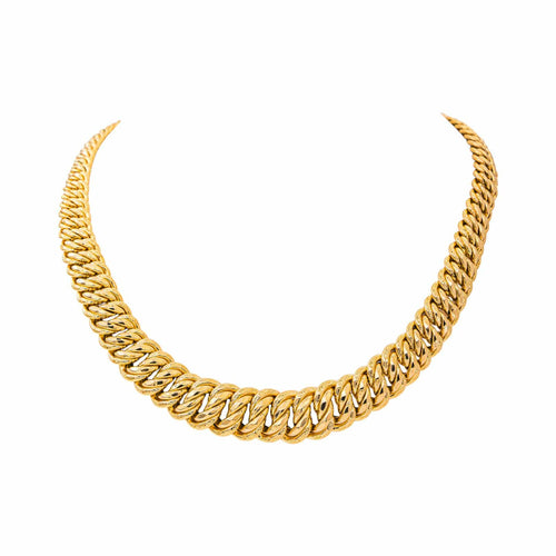 Collier Collier maille américaine en or jaune 58 Facettes 5714289CN